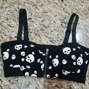 neverworn skull face bra